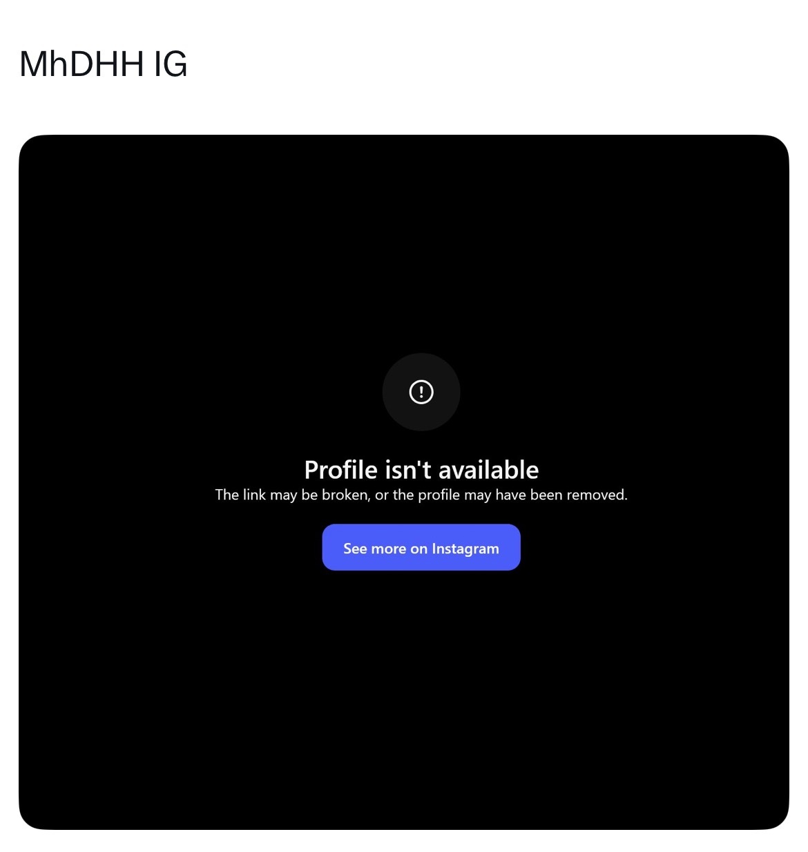 OMG注销了 mhdhh的浩找不到了父母的浩也没有了 