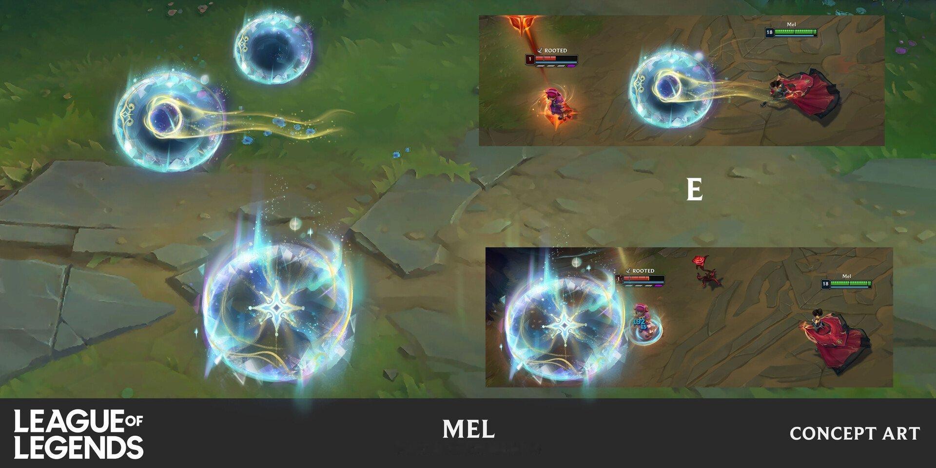 至臻 北极星神 梅尔皮肤概念设计（cr:Albert Wong）英雄联盟