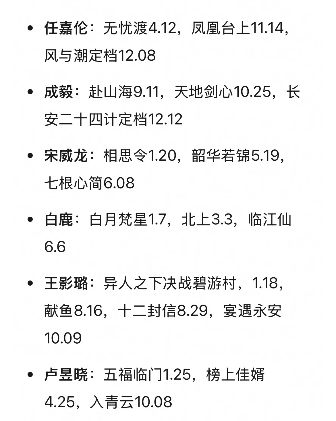 今年居然这么多人播了三部剧，有一部能舞出来水花就够了，现在播剧能火太不容易了。任