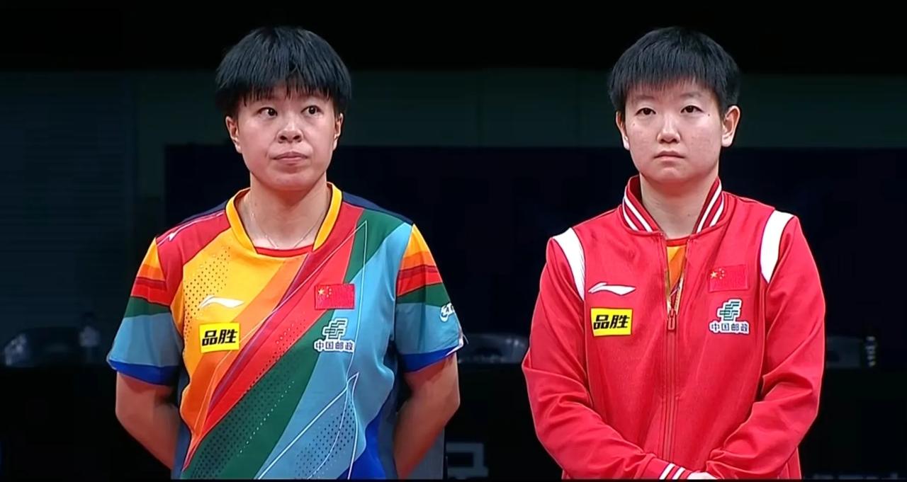 #平昌亚锦赛# 女双决赛开始啦！
孙颖莎/王艺迪vs陈梦/王曼昱！
手心手背都是
