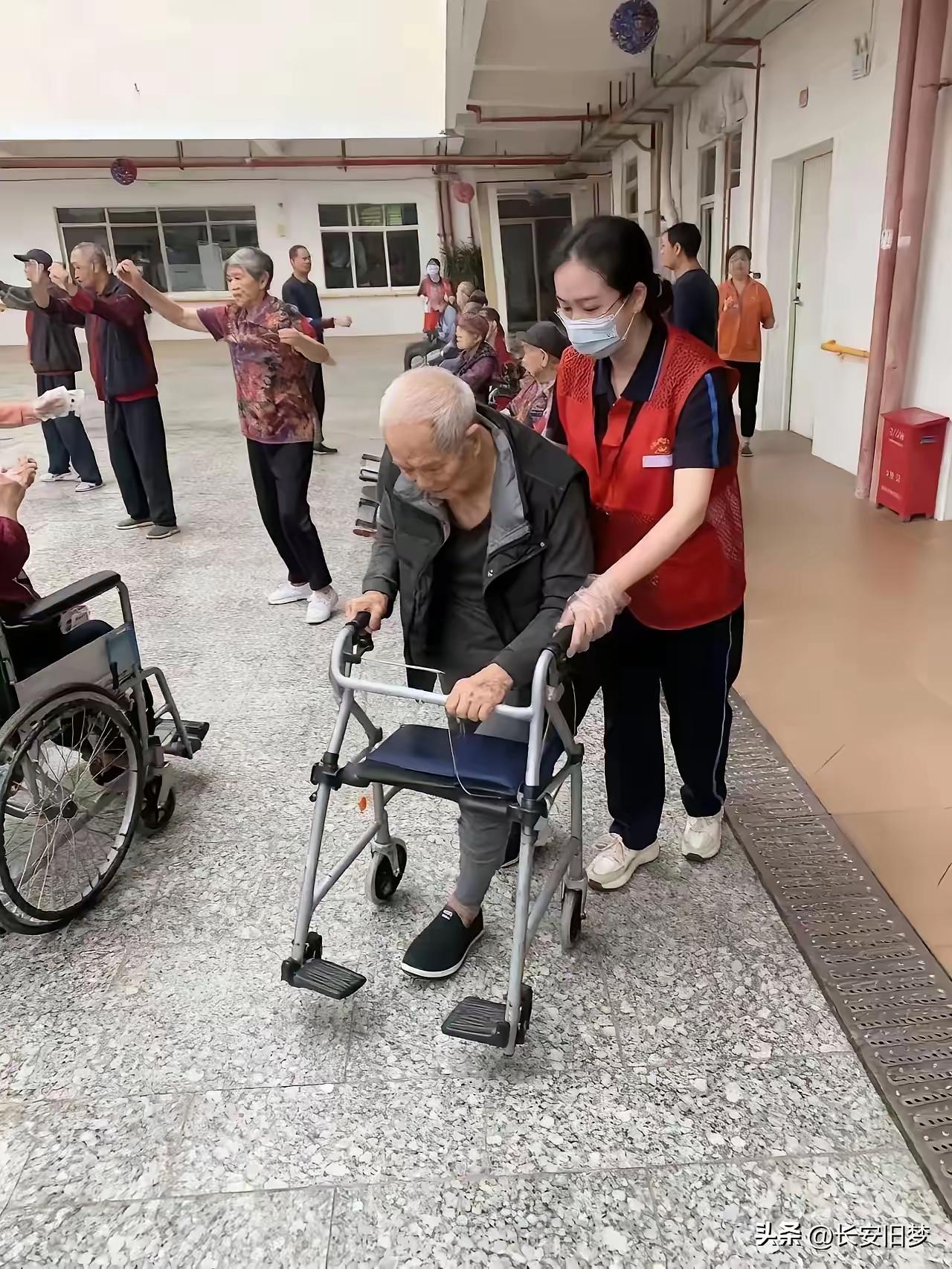 六声清脆的耳光落在72岁退休教师陈桂兰的脸上，打人者或许以为这只是对待失智老人的