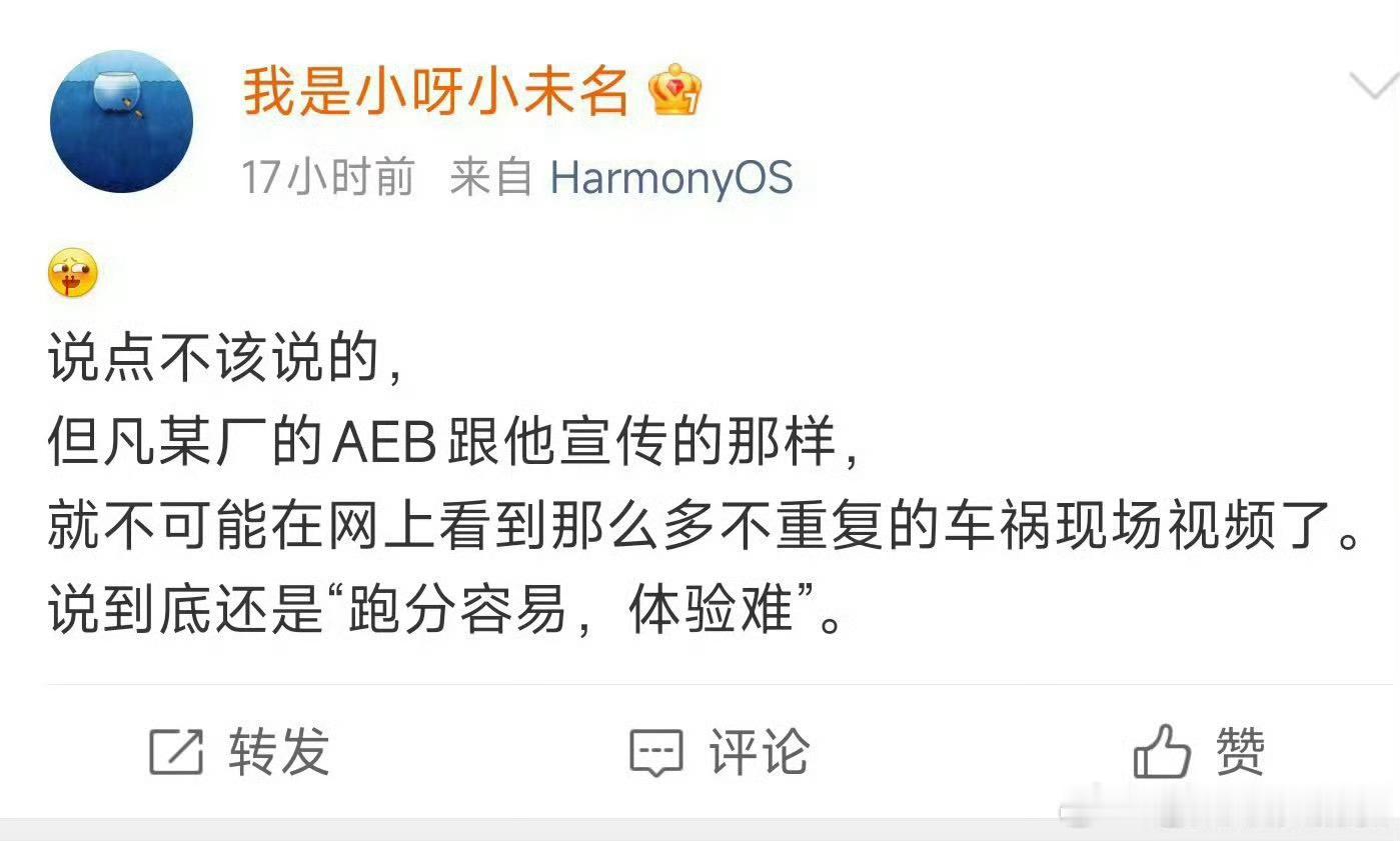 那某家的保险一定比小米便宜很多吧要是辅助驾驶那么牛，应该不会天天被点名批评吧？ 