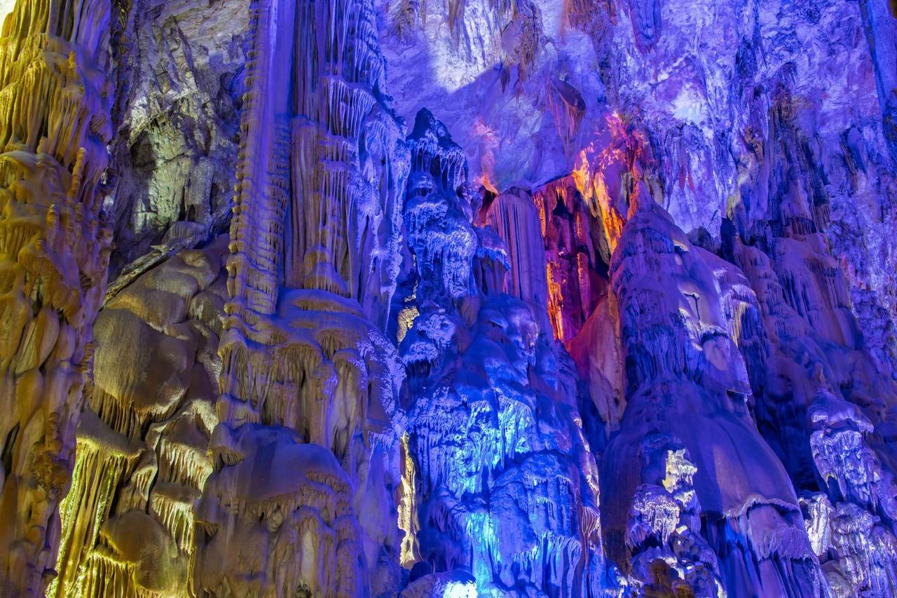 贵州织金洞。贵州织金洞