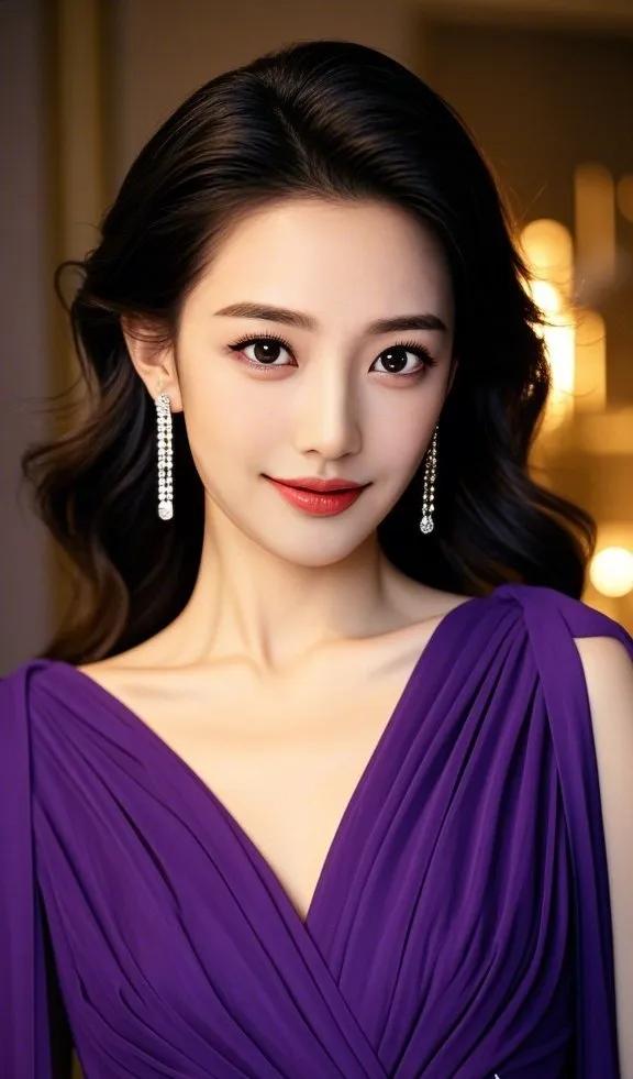女神的长裙，优雅动人。#迷人美图女神# #美女高清图赏# #女性美图分享# #绝