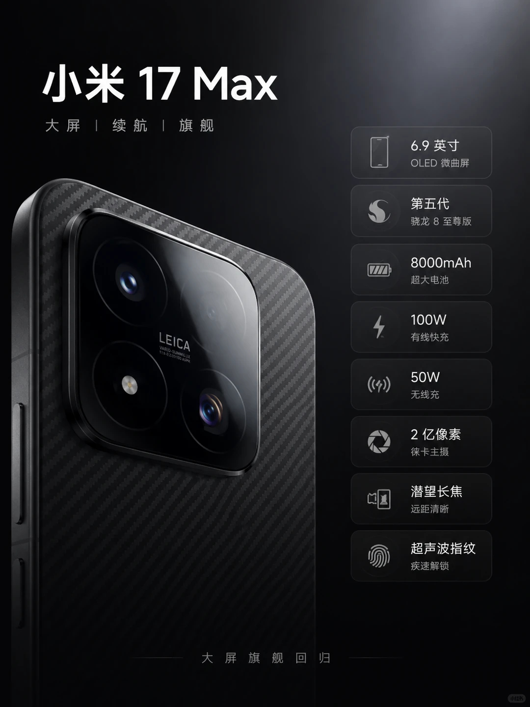 小米17Max价格买小米17Max还是iPhone 五千档位可选机型很多但综合均