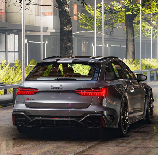 奥迪 RS6 Avant 是一款高性能旅行车，它将家用车的多功能性与超级跑车的性