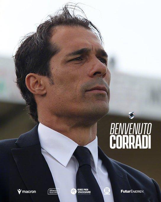 【官方】科拉迪（Bernardo Corradi）成为意乙桑普多利亚的新主教练，