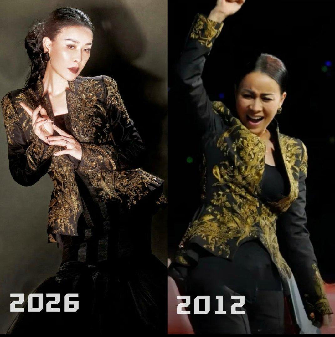 那英演唱会穿了2012年中国好声音第一季冠军总决赛的刺绣外套那英演唱会包厢堪比春