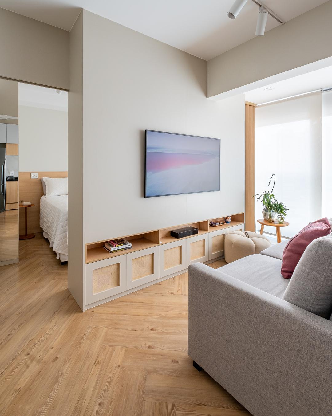 小空间大治愈，39㎡装下少女的浪漫与安心❤️简约清新现代装修风格,你喜欢吗? 小