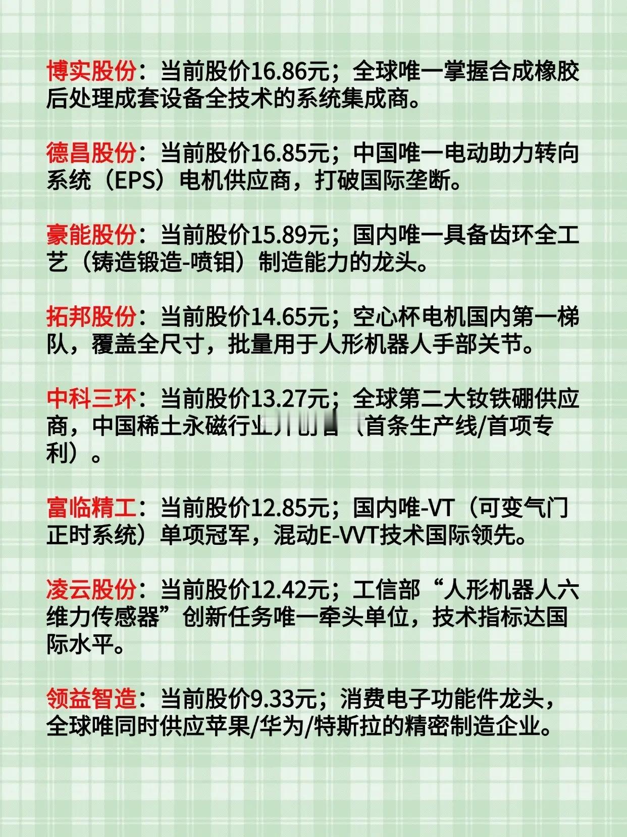 30元以下的正宗人形机器人公司，共16家！ ​​​
