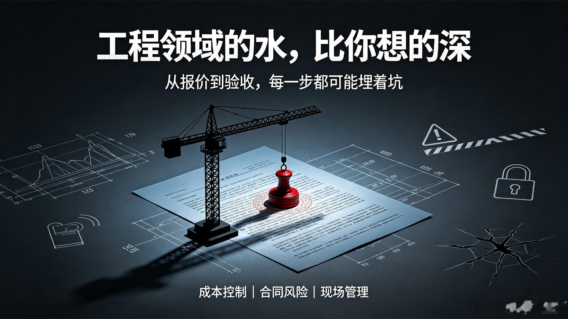 工程领域的水，比你想的深前面几期，我们陆续聊了采购、销售、财务三个领域的常见舞弊