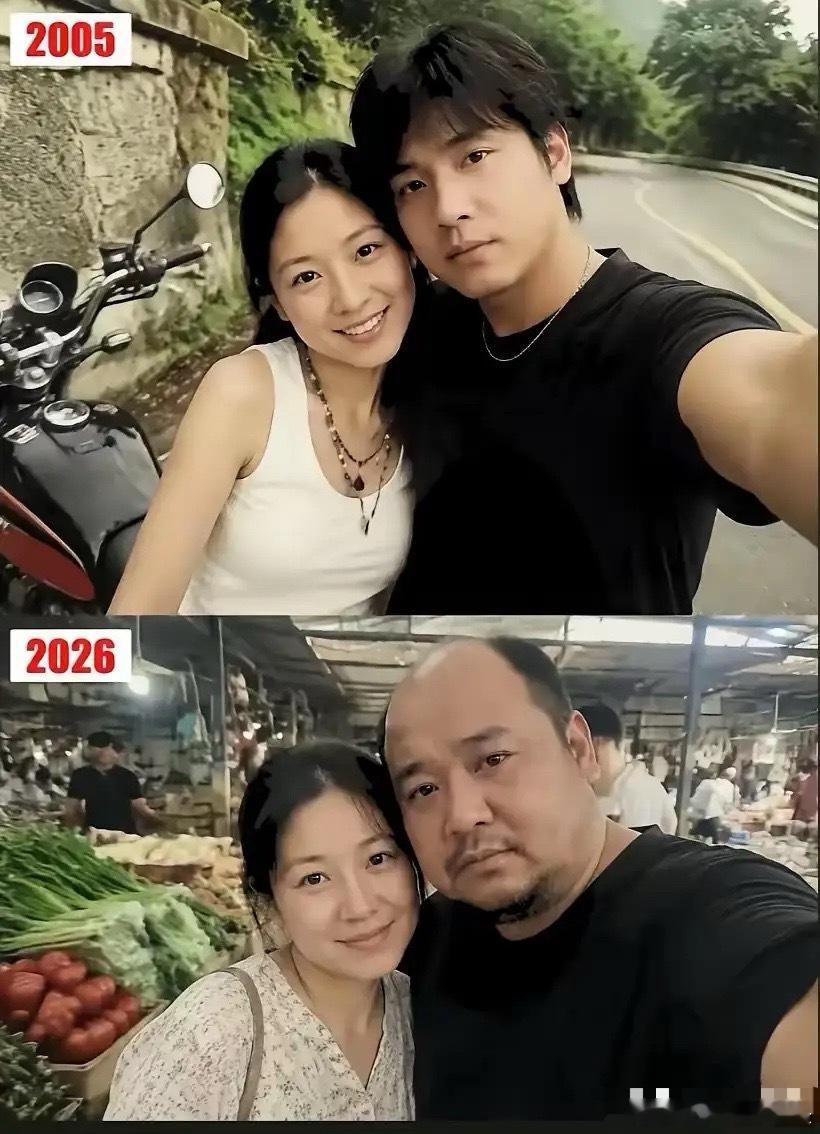 夫妻俩，谁变化大？ 