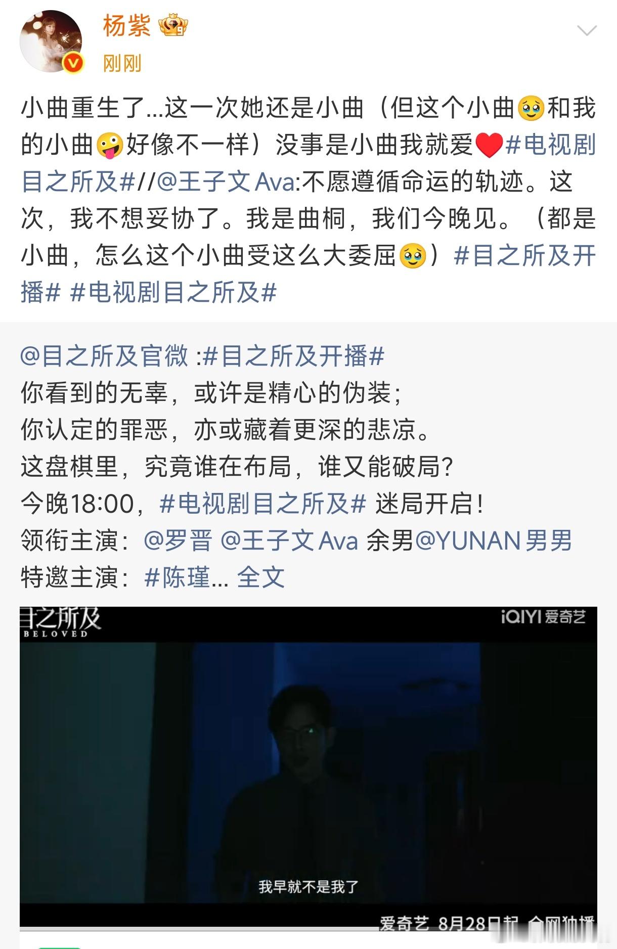 杨紫、蒋欣、刘涛为王子文新剧打call，梦回欢乐颂，你们还记得邱莹莹、樊胜美、安