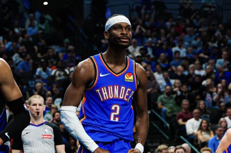 面包布朗：SGA特别会让裁判觉得他被犯规了，这点可能是联盟最强。
今天，雷霆10