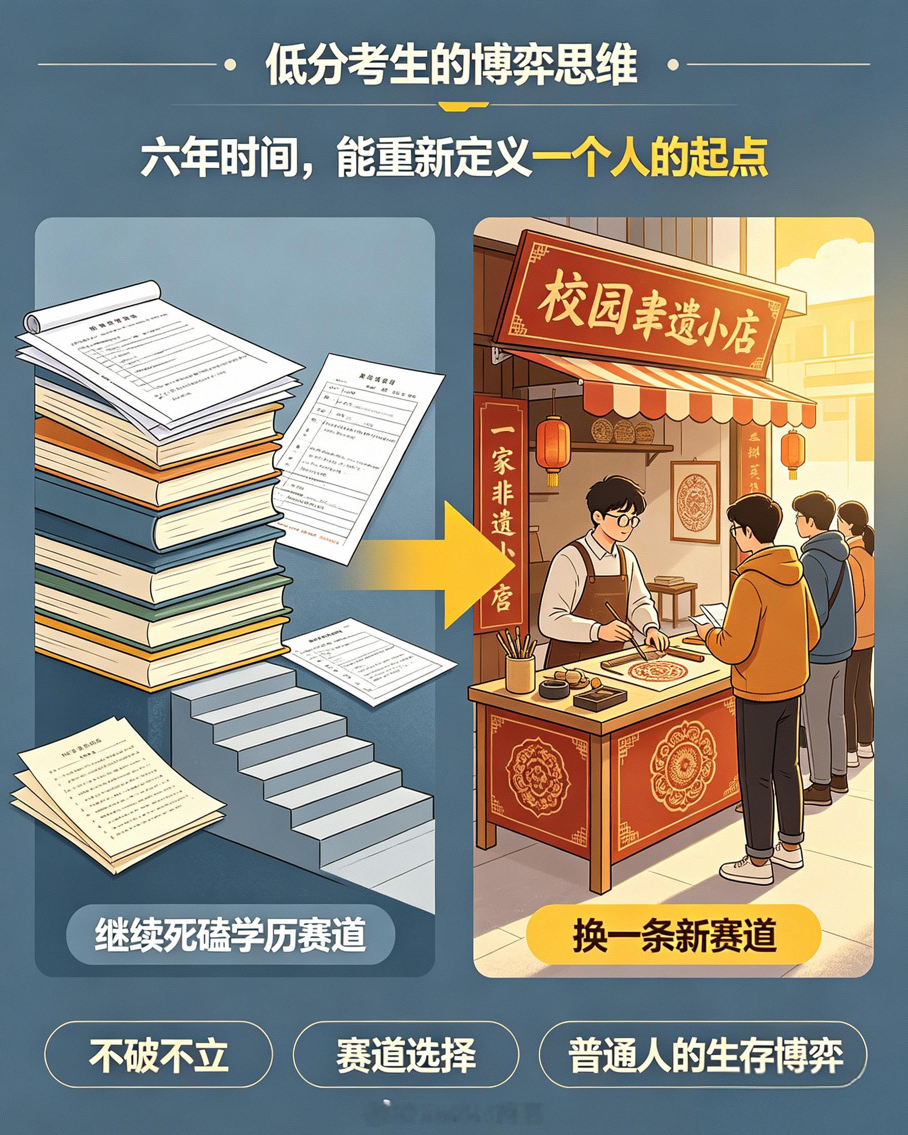 高考只考了400分，纠结选技校、中专还是大专，其实思路从一开始就错了。清华北大这