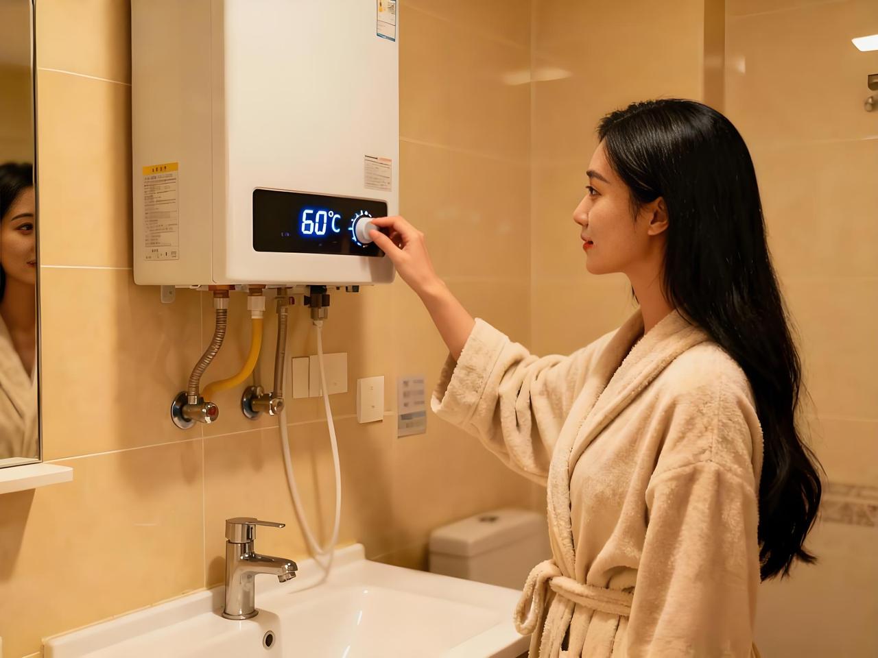 【常识误区】
很多人觉得热水器温度调得越高越好，认为这样既能杀菌又不用担心热水不