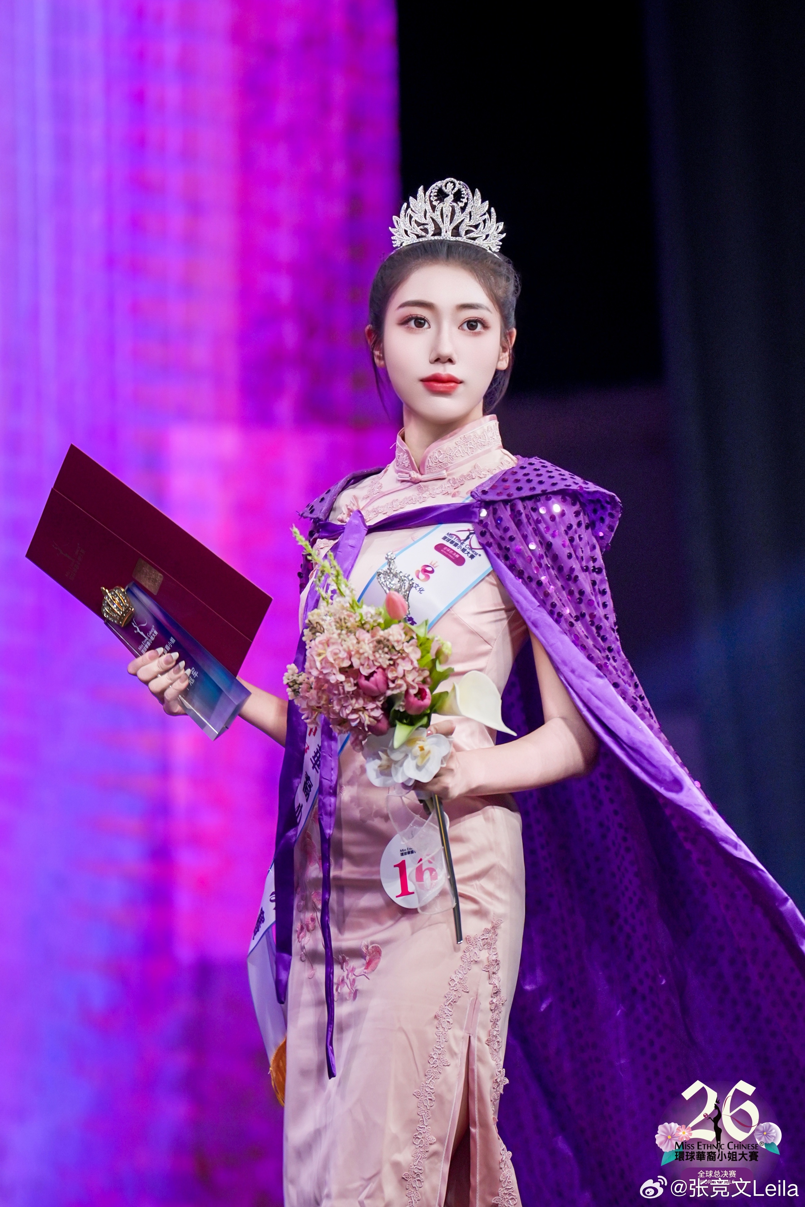 环球华裔小姐 全球总决赛的舞台上荣获 华中冠军👑​并担任公益大使🏆开启新的征