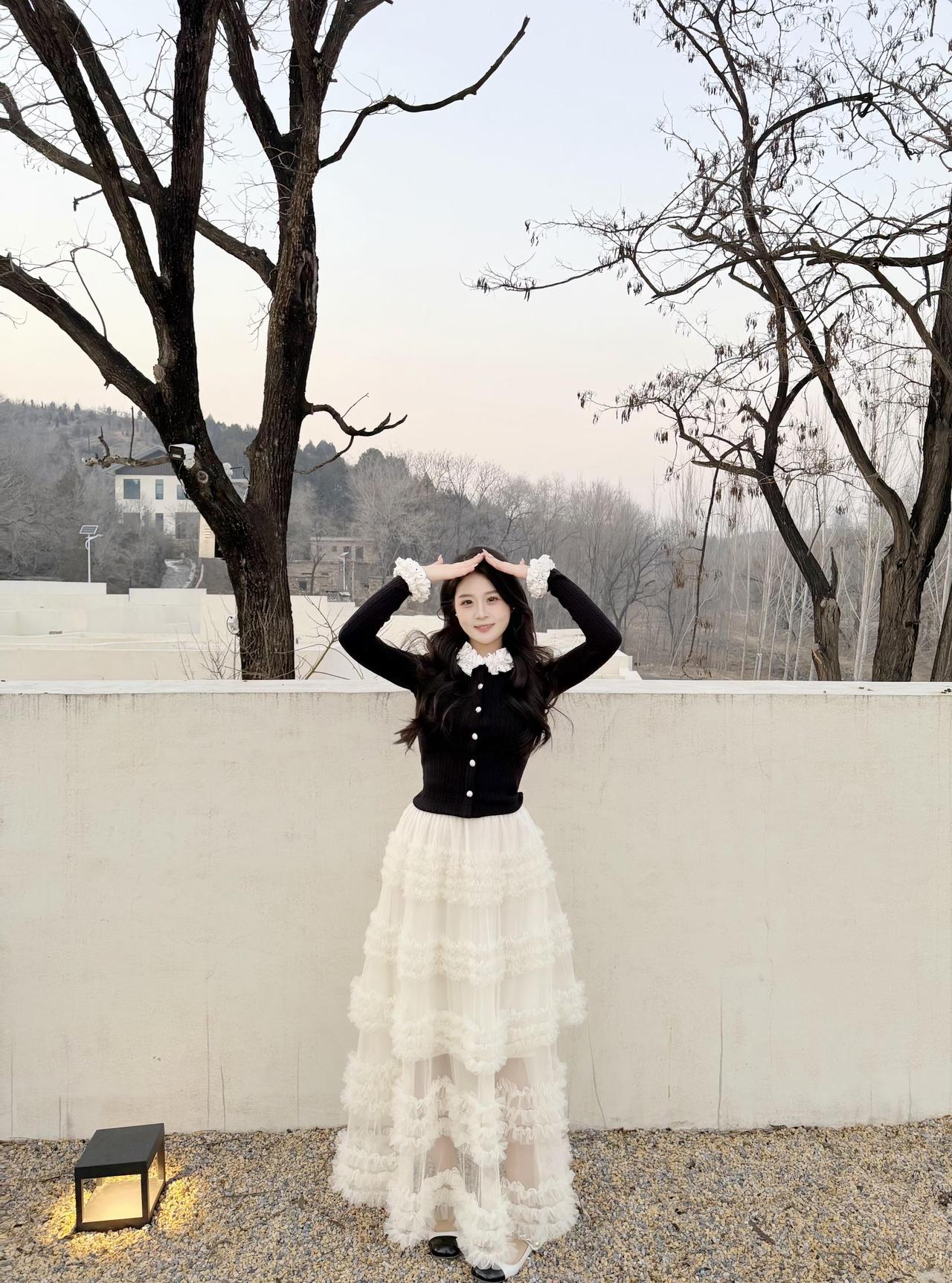 冬日暖阳下的甜美穿搭