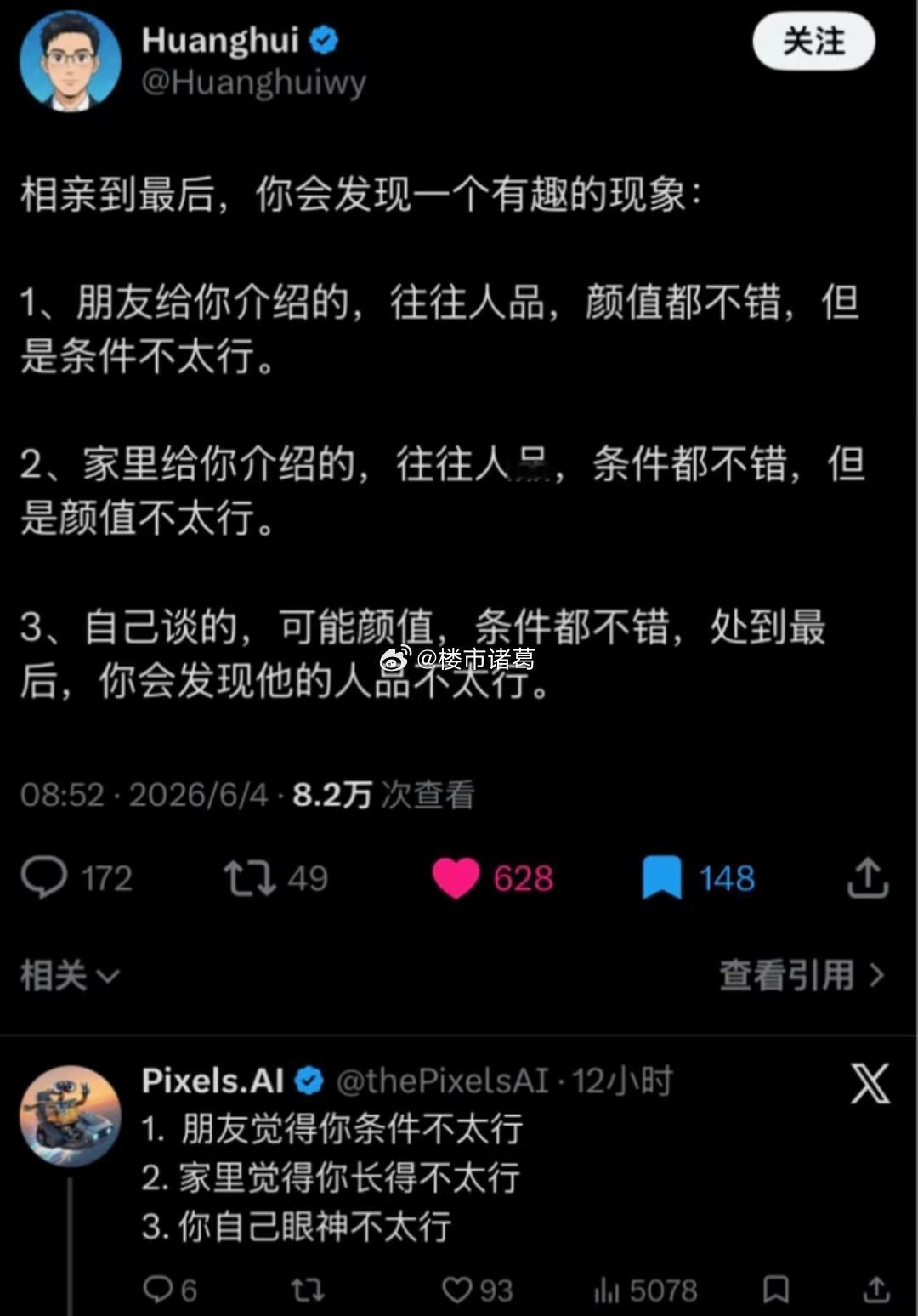 相亲市场的现状，你有同感吗？