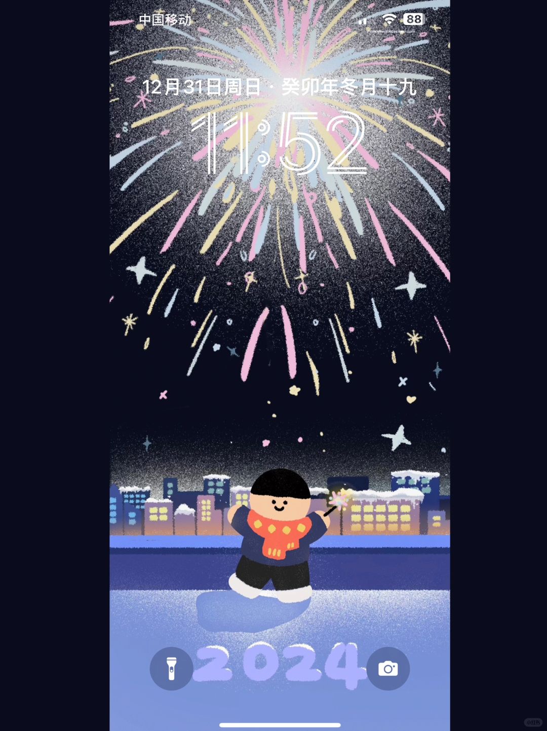 2024年的第一张壁纸一定要绚烂绽放🎆