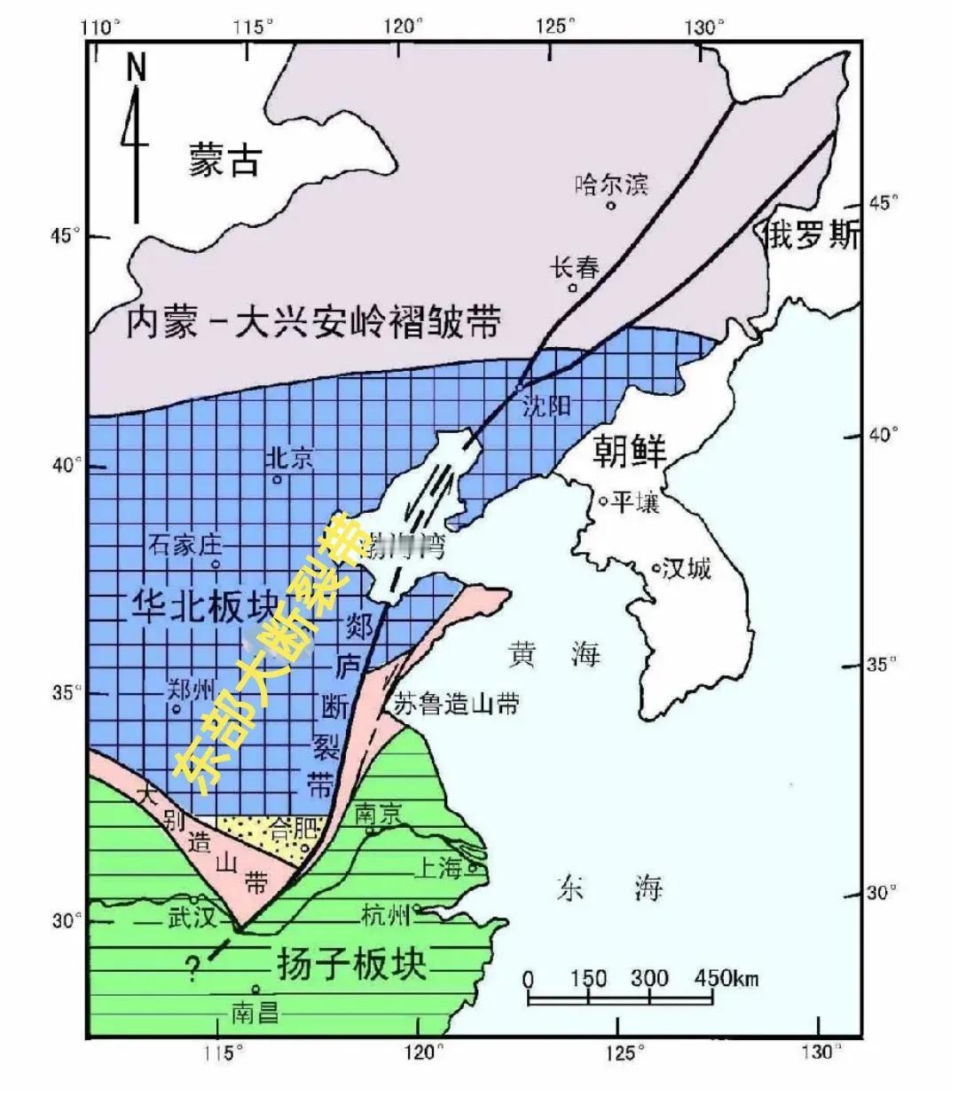 安徽省会合肥是郯庐断裂带上最大的城市，其次是辽宁省会沈阳。地震比较多，好在都是小