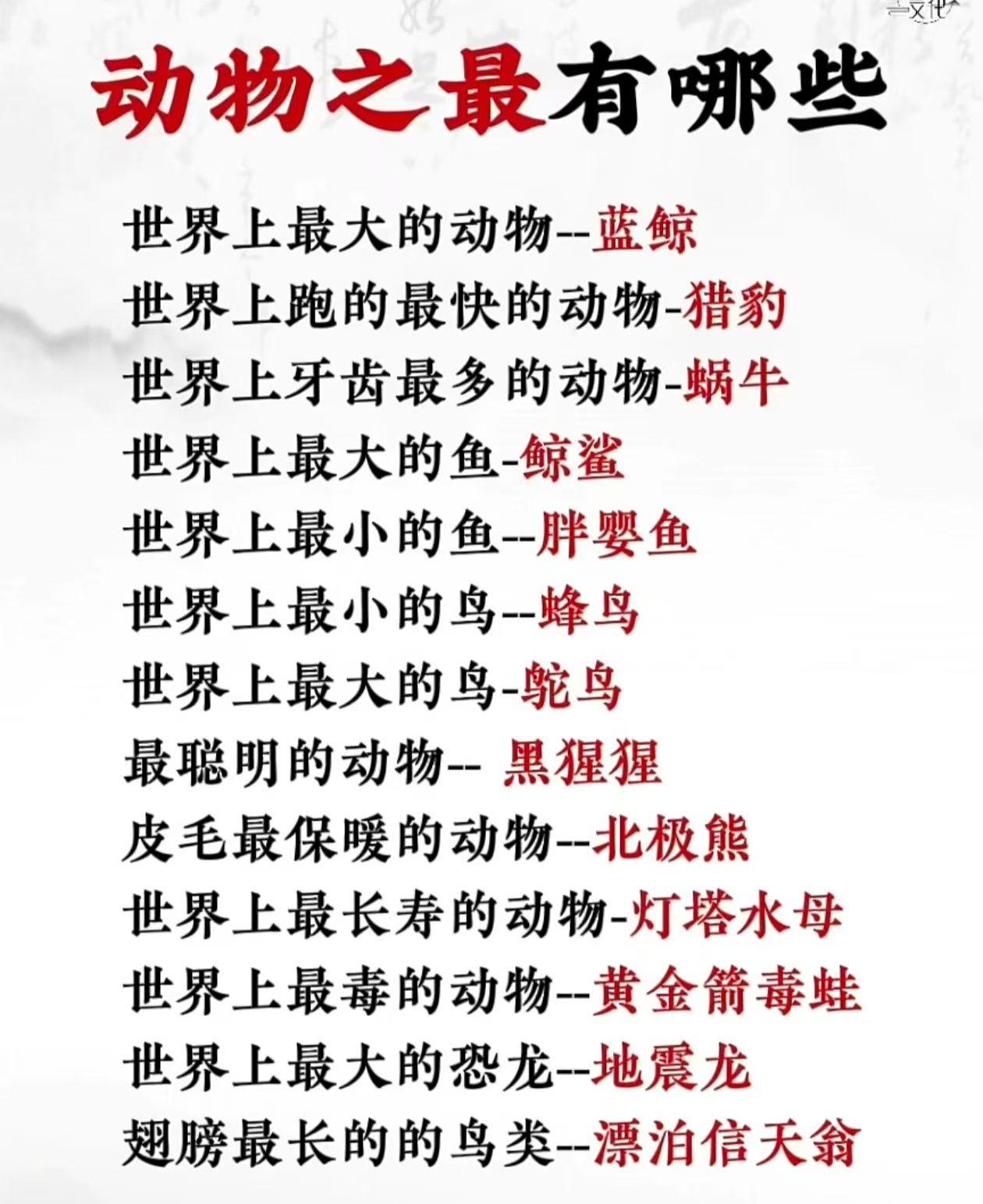 这些冷知识有点意思啊！