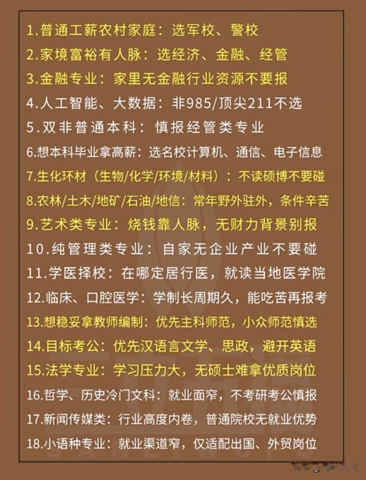 高考专业选择指南 ，助你未来无忧！