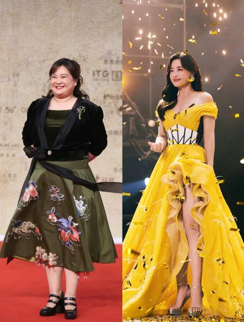 杨天真 又瘦又美又有钱的自信明星减肥成功前后对比图 变化也太大了吧 大家都是怎么