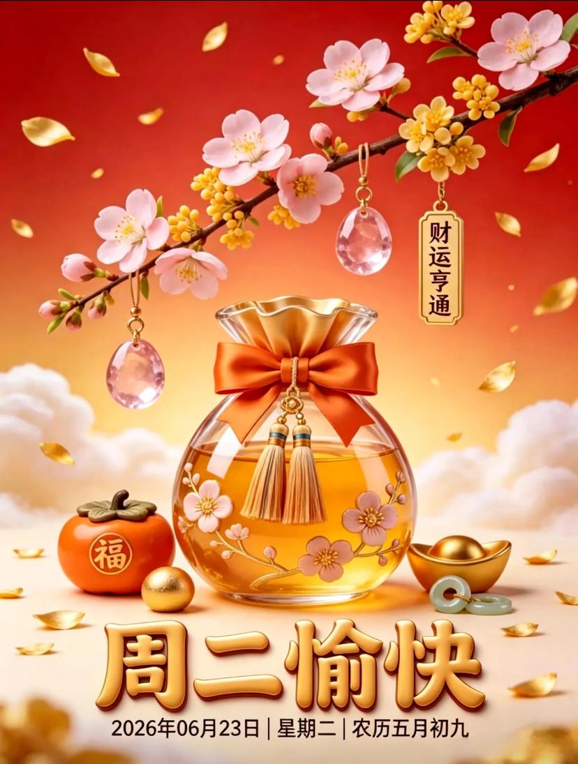 🌺2026./6.23盛夏晨光.普照人间🌺

🌱☀️周二晨光温柔铺洒，携着