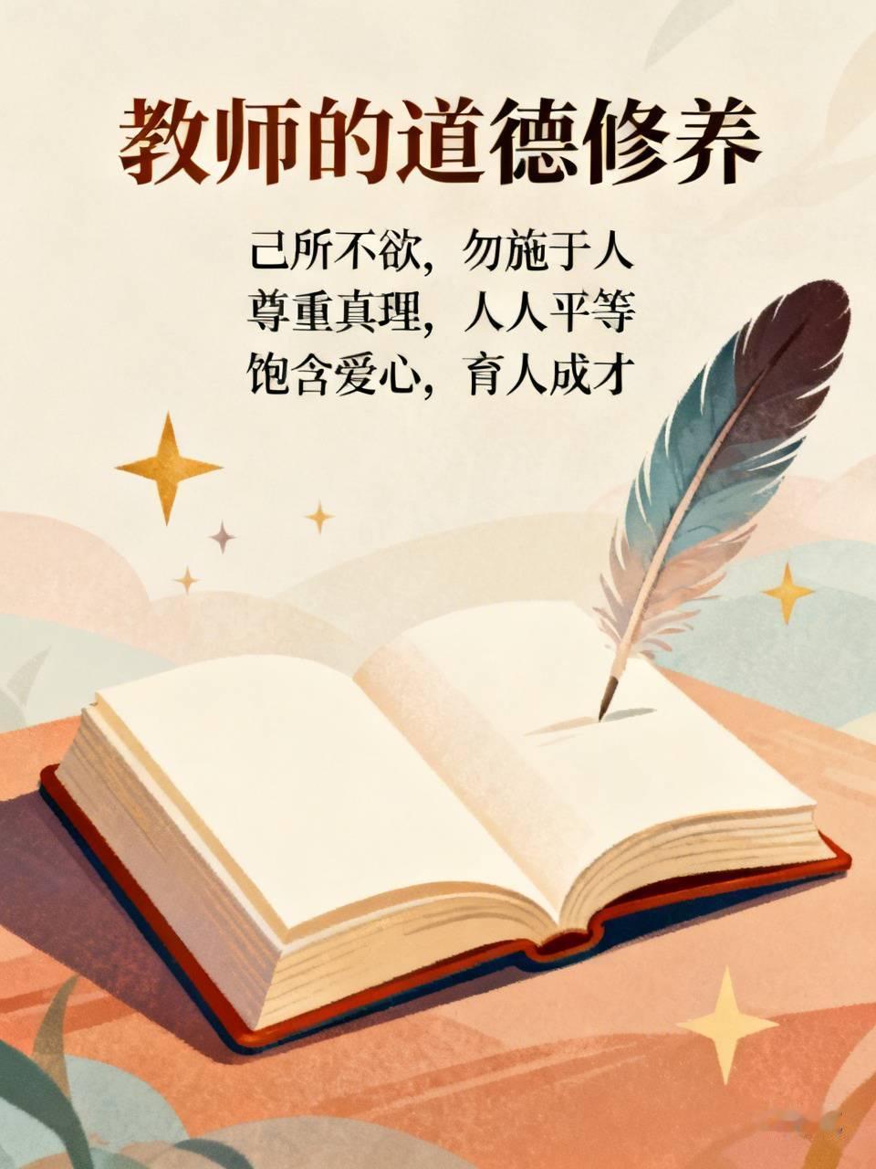 教師的道德修為、文化素養、法治意識、業務水平、創新能力、遠見卓識、胸襟視野、精神