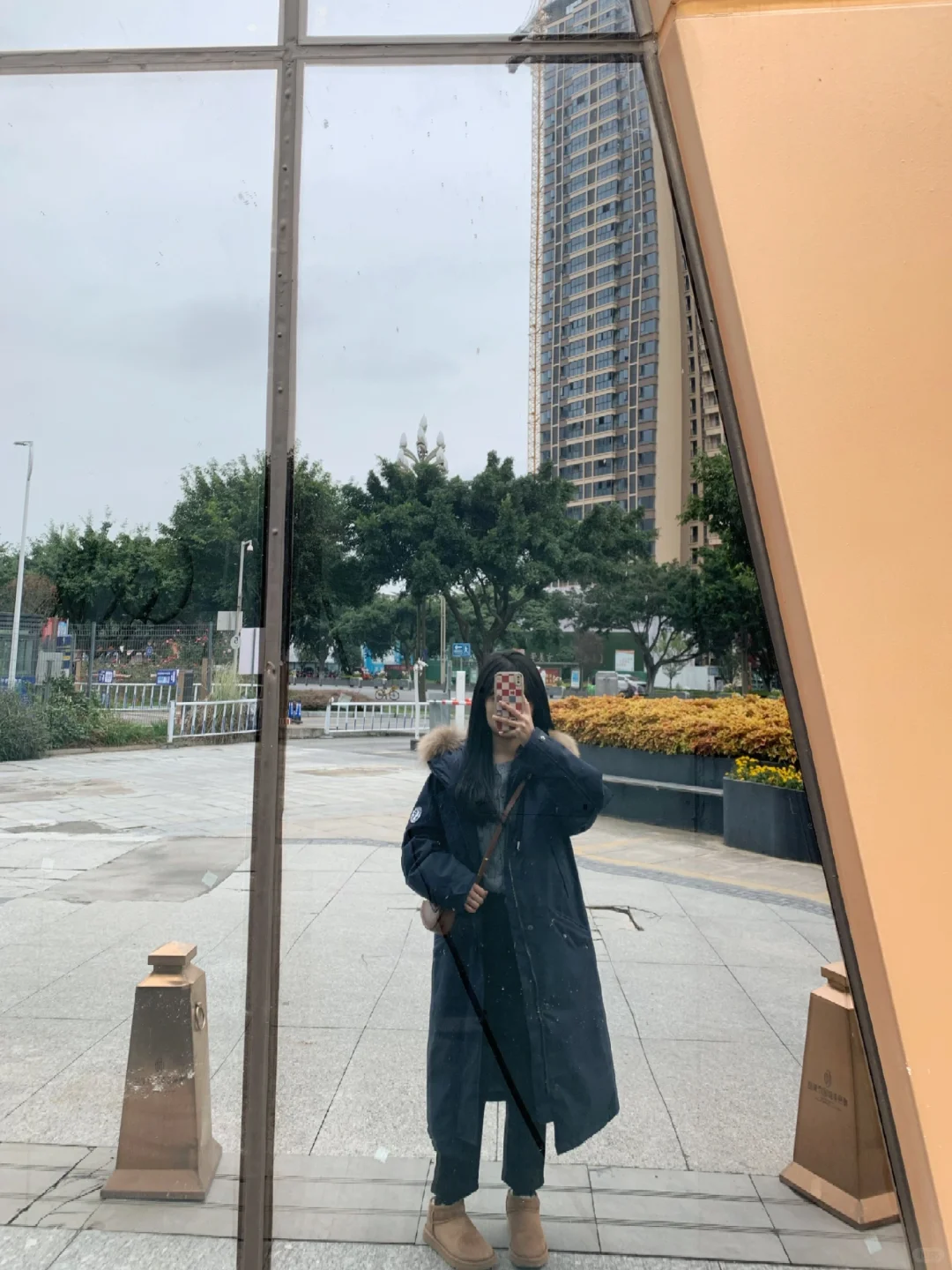 身高154的我买到一件版型刚好的长款羽绒服