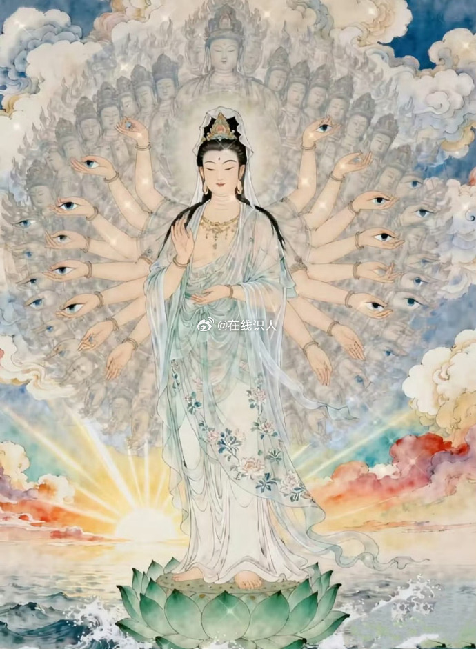 遇到千手观音一定要许愿，真的很灵的 