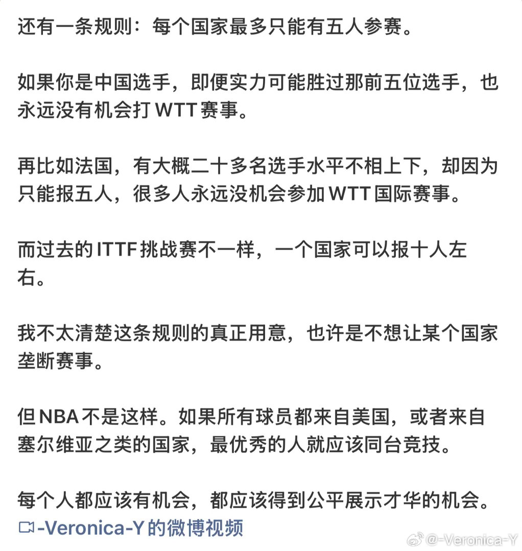 让所有人都能参加wtt协会还怎么控制排名排名不受协会控制了还怎么写签啊