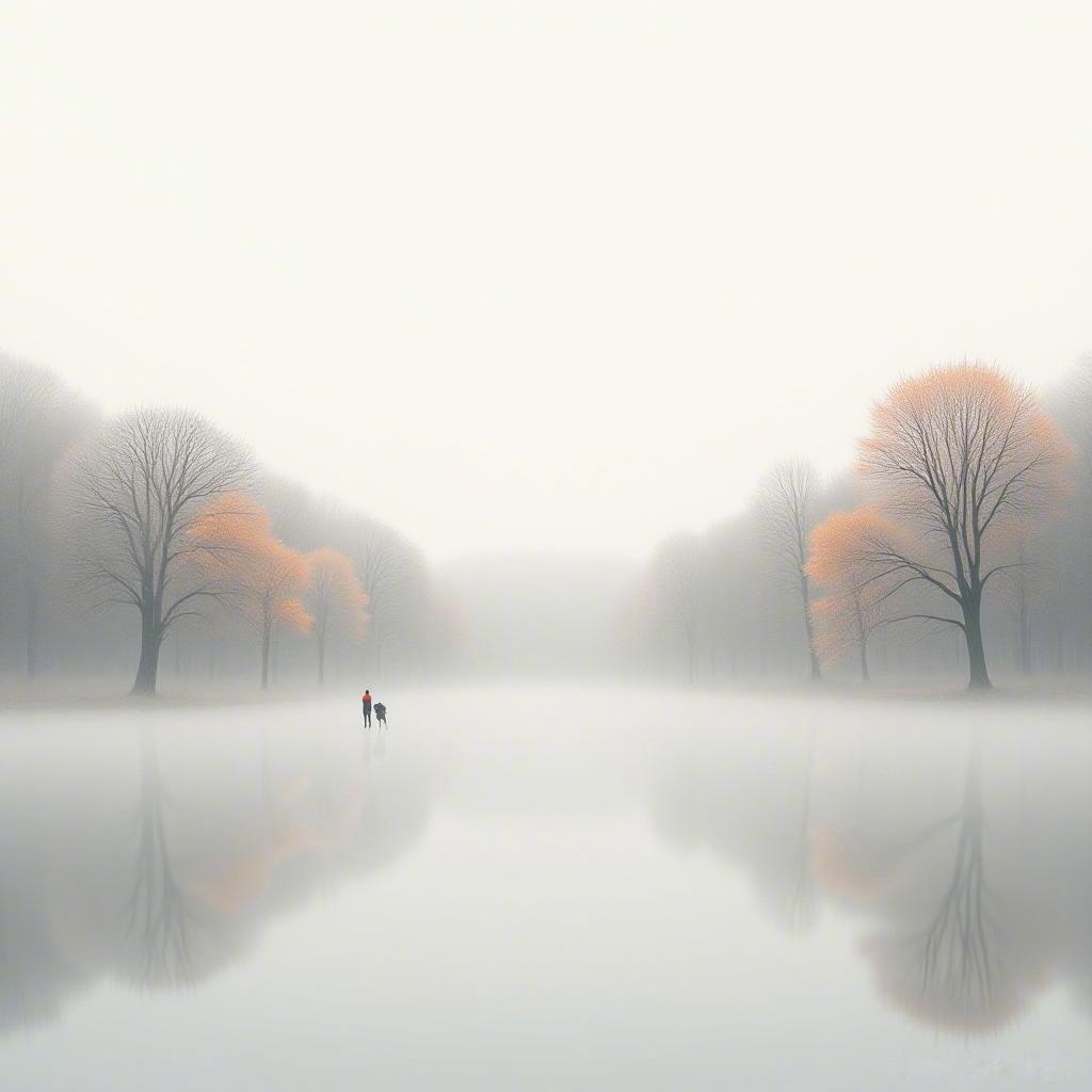 节日的宁静，恰如这幅画般简单而美好。🌿✨ 让心灵在自然中找到归属，一切都是那么