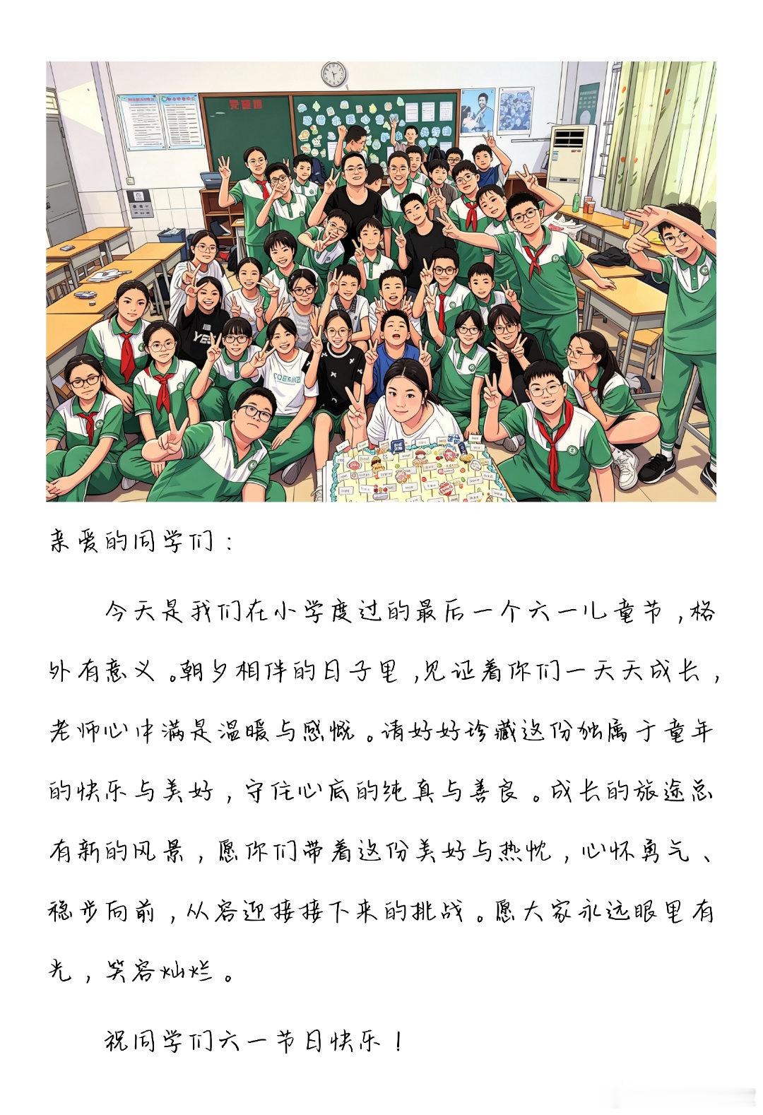 祝所有小朋友六一儿童节快乐！今天对于六年级的大宝来说格外有意义，下半年他就要升初