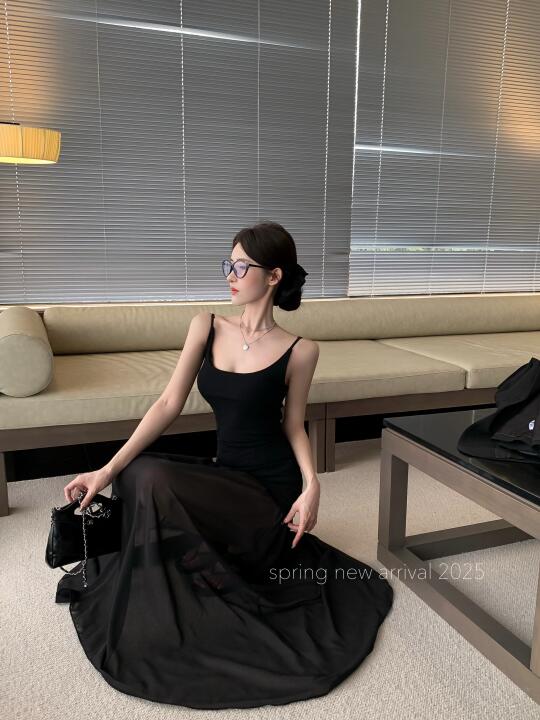 广州服装模特 | 法式连衣裙📸🖤