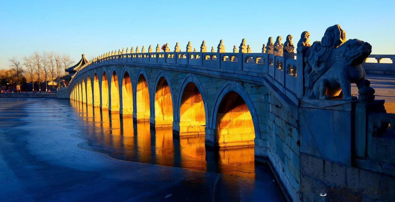 金光穿桥洞，一年就冬至前后几天能看到