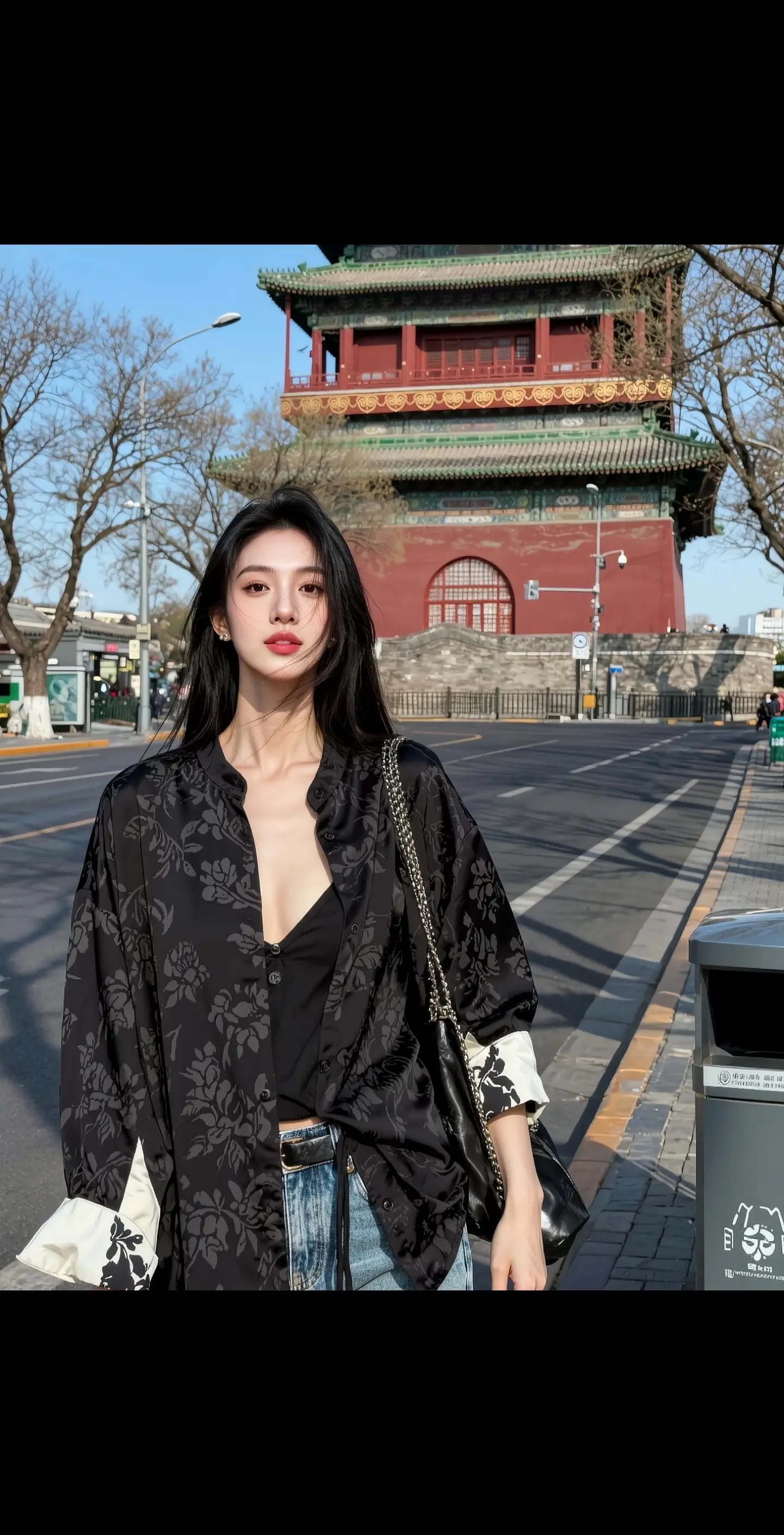 AI中式街头照 随变ai随便玩 玩法合伙人计划 随变一拍都很夯 没有人...