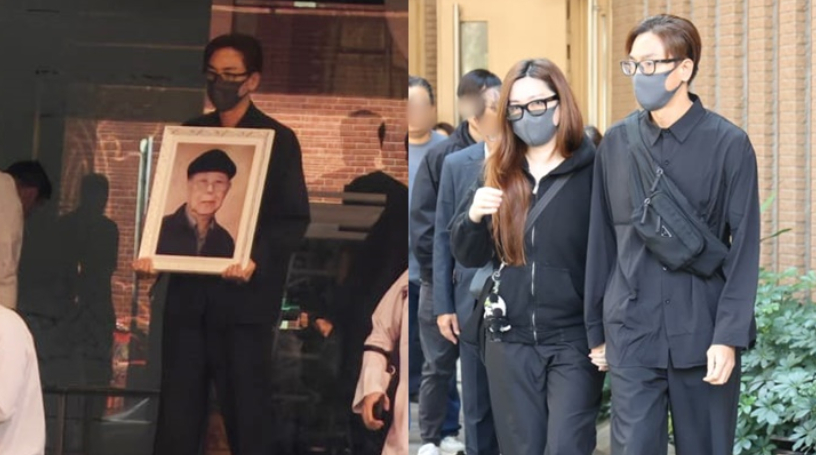 马国明父亲葬礼 据港媒，马国明父亲近日离世，于11日举行葬礼，马国明一身黑色素服