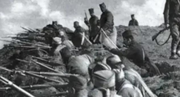 1947年五月，外蒙古在苏联的支持下，对我国新疆北塔山地区发起进攻，边疆战士奋起