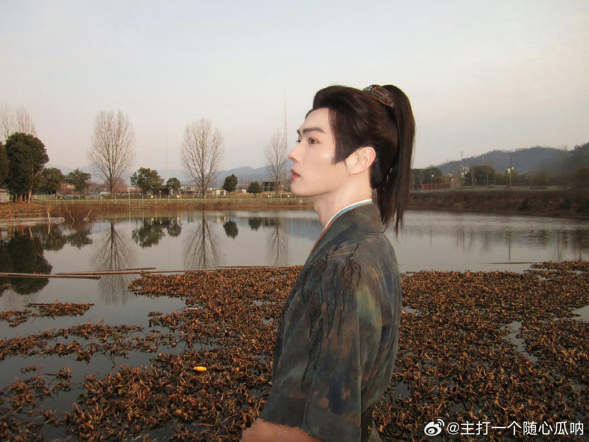 许凯营业，天都异闻录马上杀青啦，史无名片场照有 