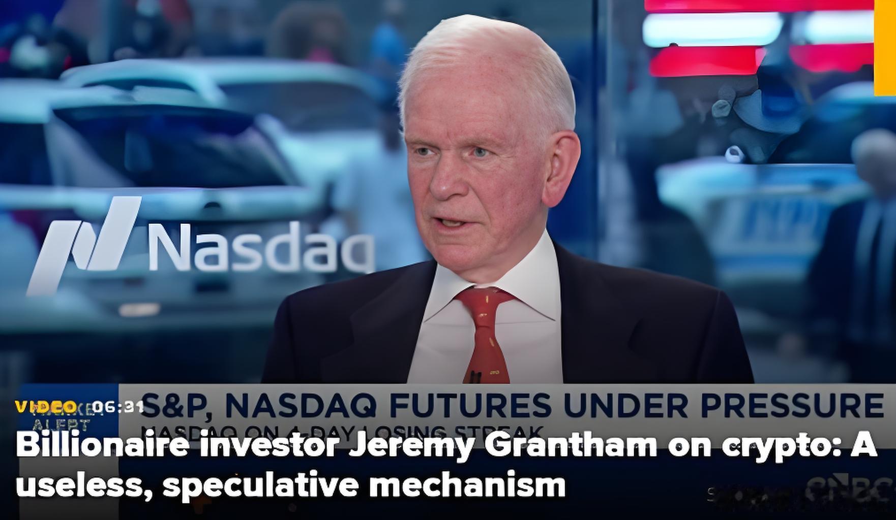 87岁的杰里米·格兰瑟姆（Jeremy Grantham），拥有六十年投资生涯，