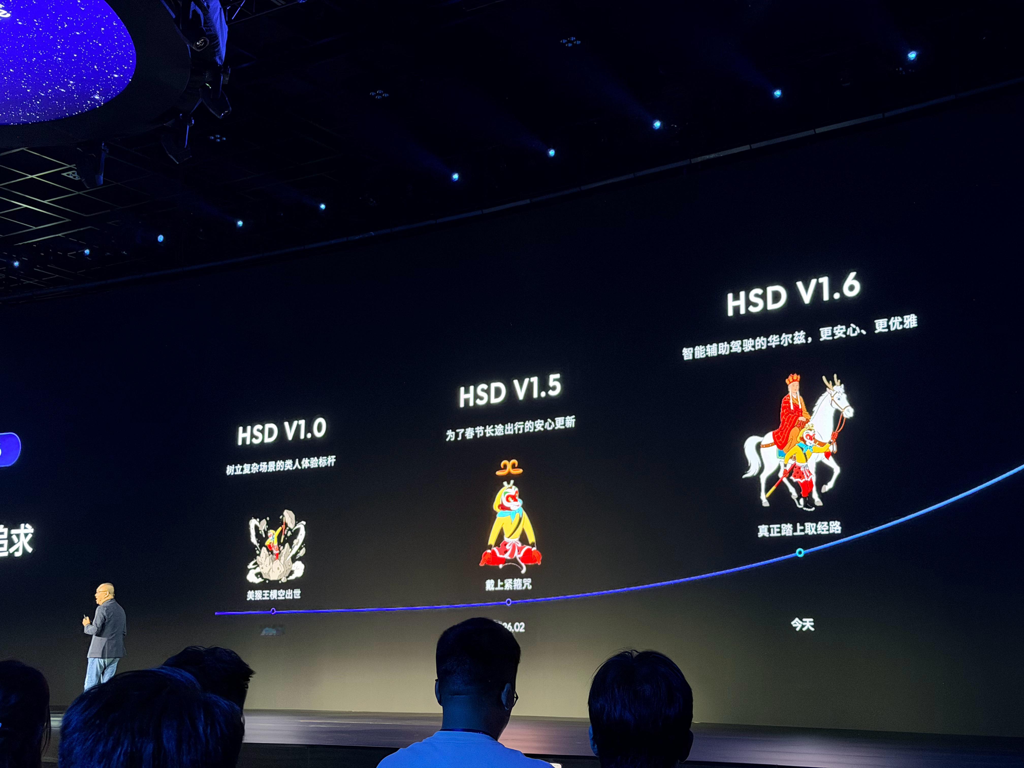 余凯用孙悟空来形容HSD的阶段性版本：1.0=美猴王，初出茅庐1.5=带了紧箍咒