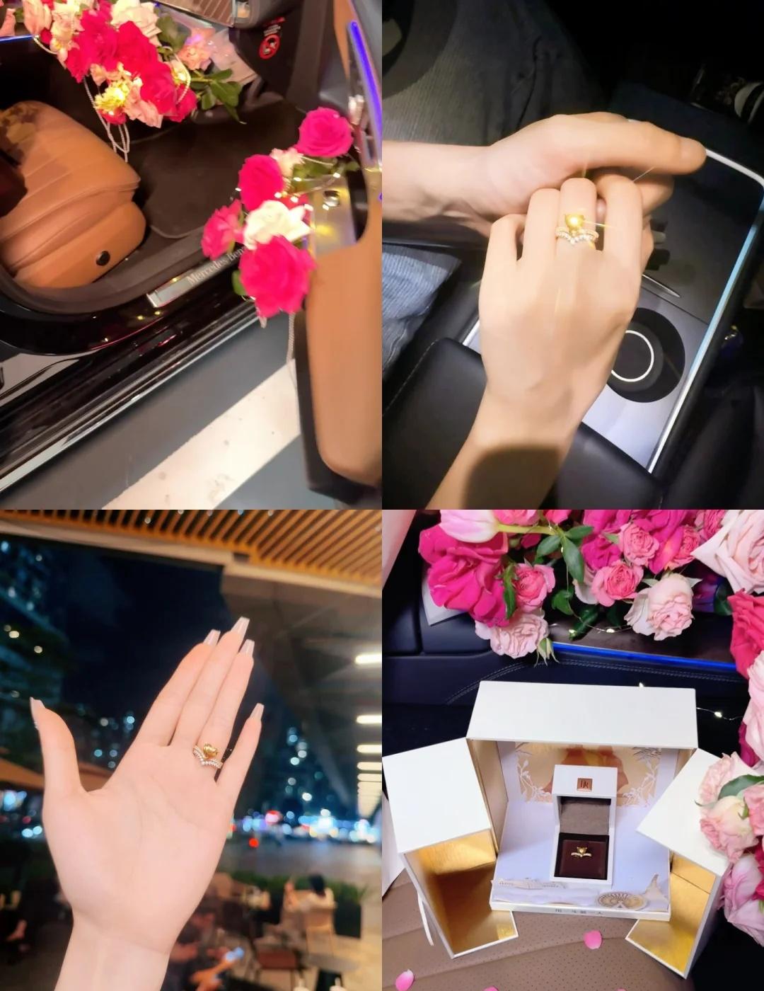 从未想过会收到一枚黄金钻戒！！
谁懂刘若英歌词的那句“我想我会一直孤单”……
哪