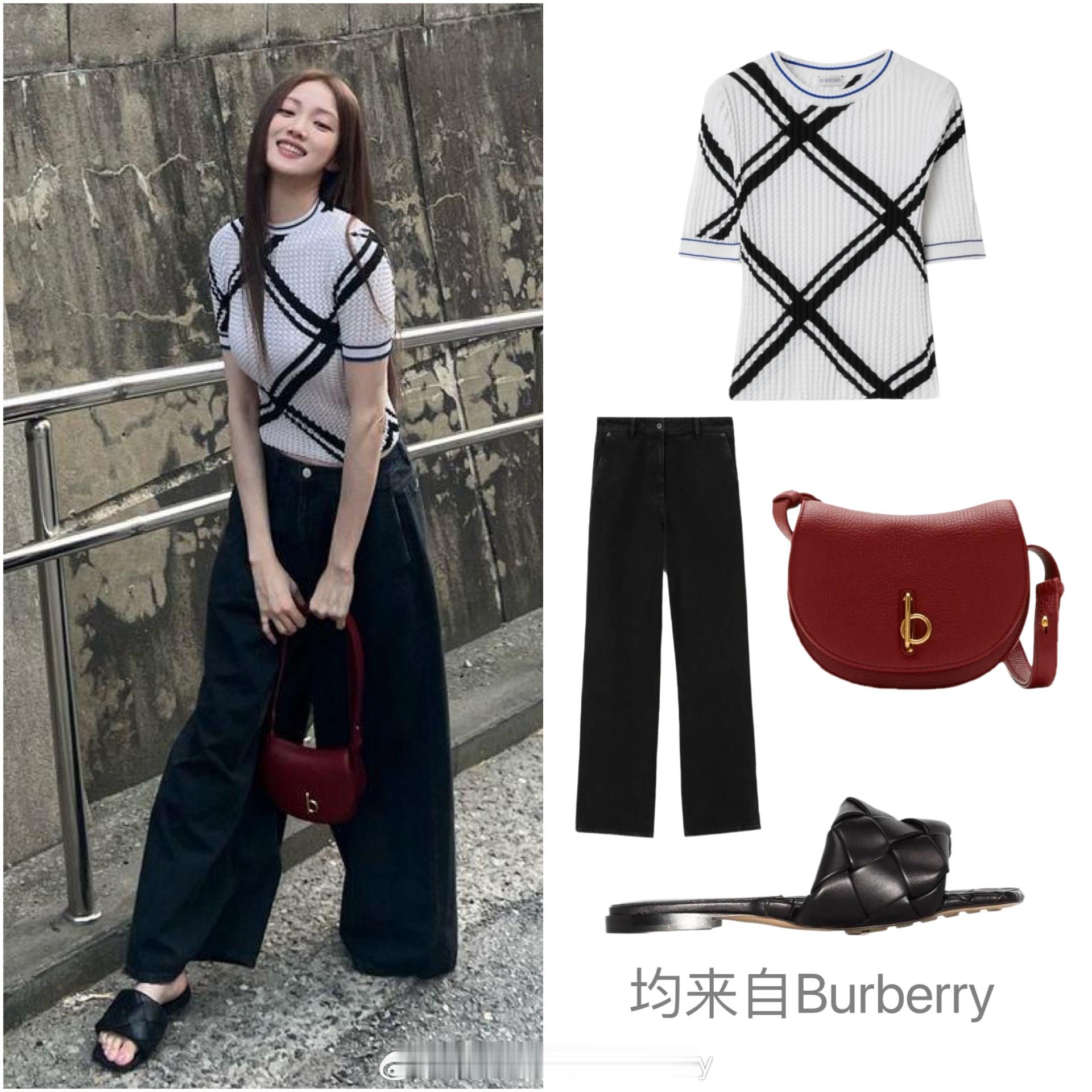 李圣京今日的私服解析，简约黑白搭配清爽利落。 ​​​