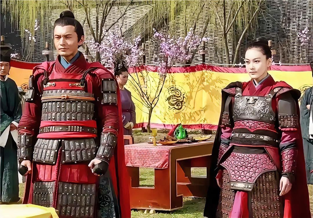 1121年，方腊被擒后，宋军大摆庆功宴。军妓梁红玉对韩世忠一见钟情，说道:“将军