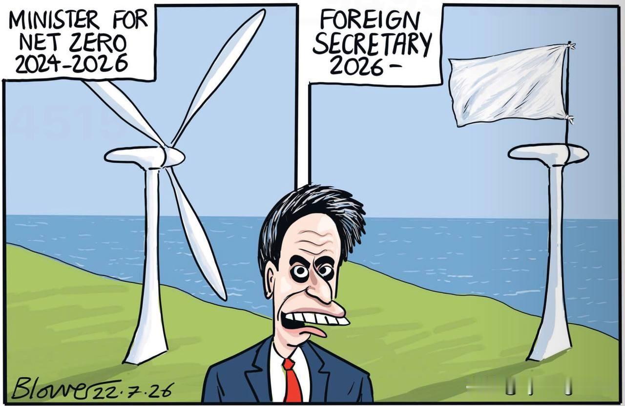 🇬🇧英国新政府最受热议的人事任命之一，是原“净零排放”大臣埃德·米利班德（E