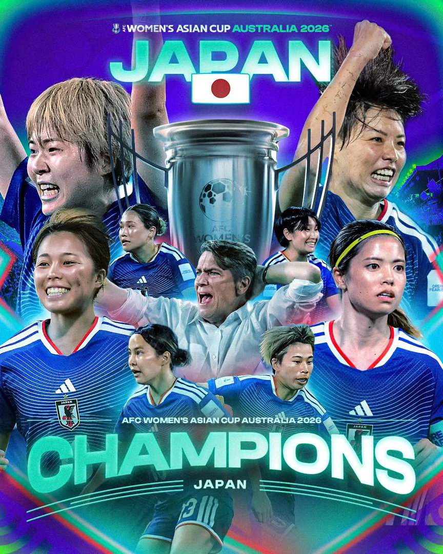 恭喜日本女足1球擊敗澳洲🏆🩷✅近四屆奪三冠✅決賽三對澳洲保持全勝✅長谷川 唯