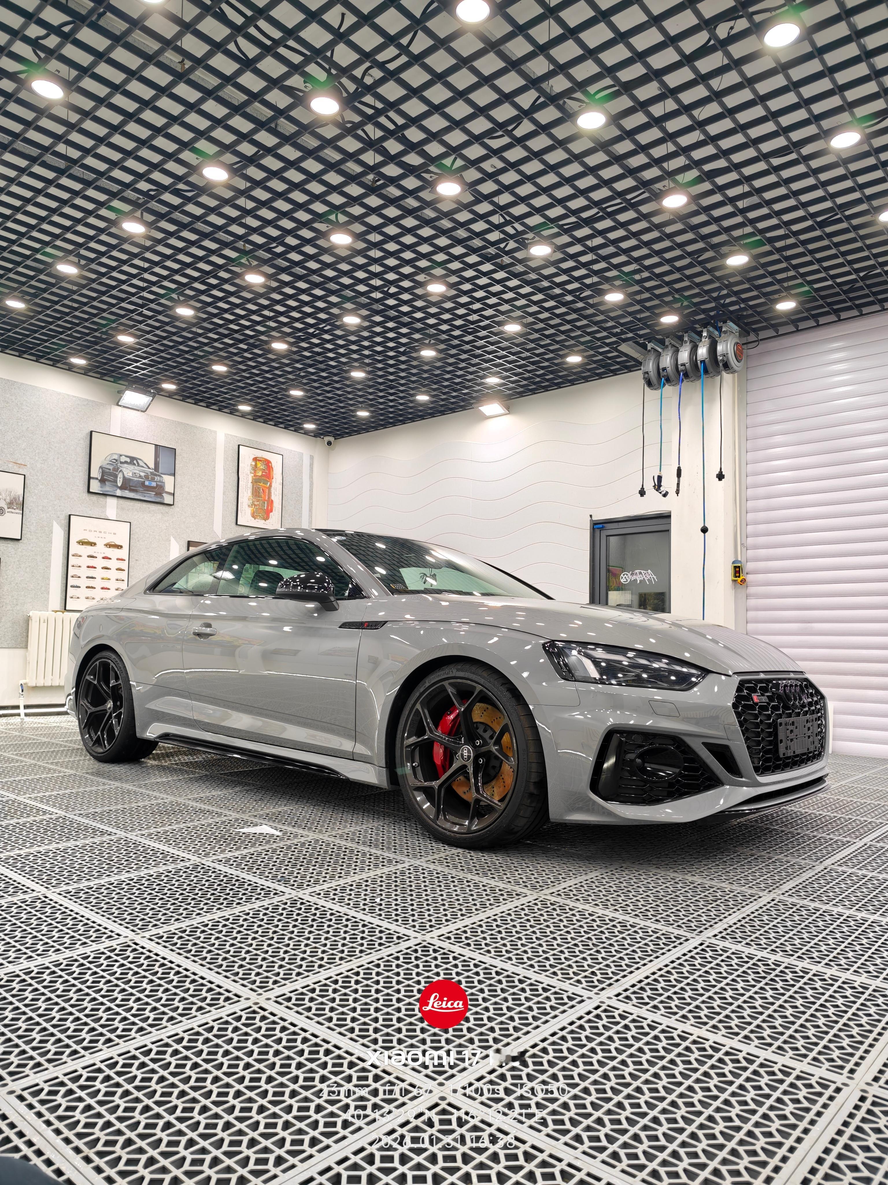 好久不见Audi RS5来贴车衣 北京·昌平区保时捷博物馆