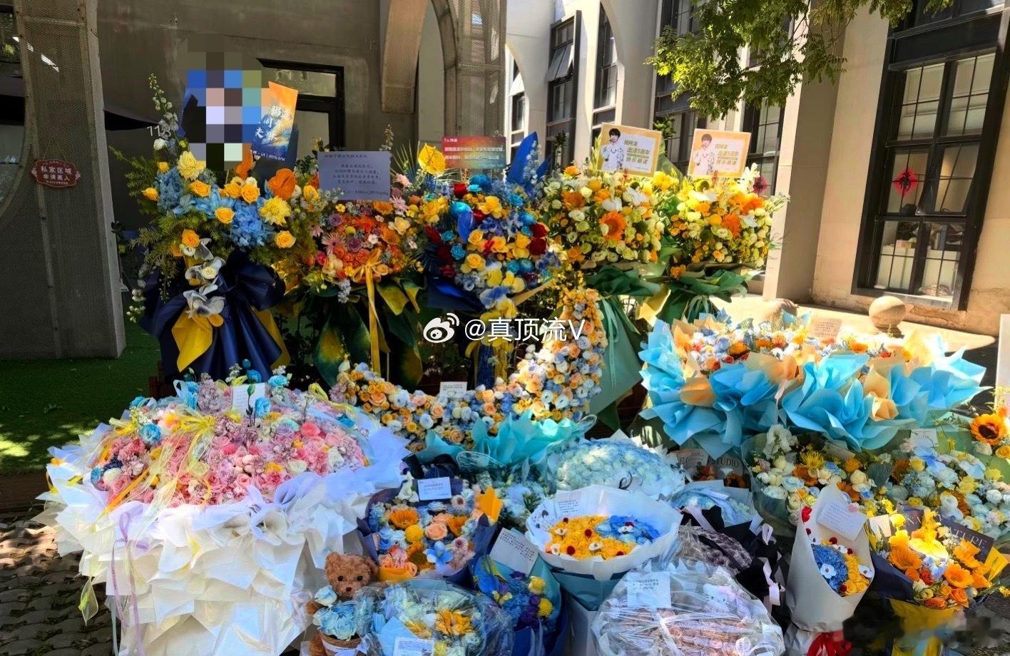 糊糊的这个应援花束，不知道为什么，看了就想哭